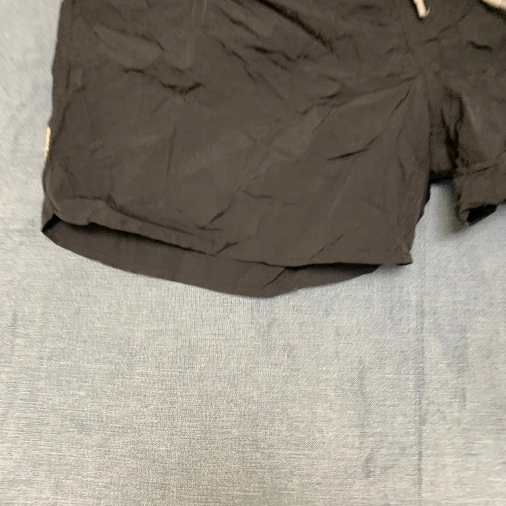 Maamgic Swim Shorts Mens 2XL Black Stretch Slash Pocket Drawstring Summer Wear